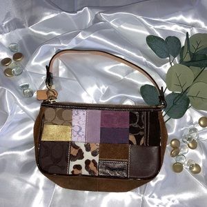 Vintage Coach Multi-patterned Purse